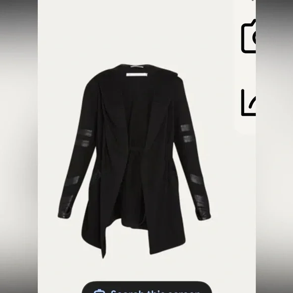 BLANC NOIR
Maitri Traveler Jac $200 black faux leather active casual spring - Picture 6 of 16